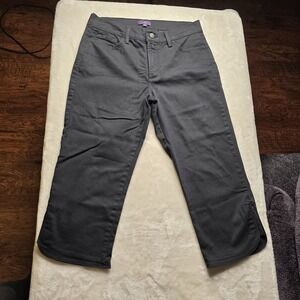 NYDJ Women's Black Capri Jeans Lift Tuck Technology Size 6.